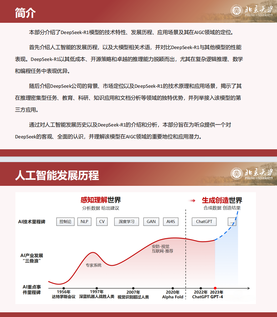 北京大学:DeepSeek与AIGC应用(PDF99页)