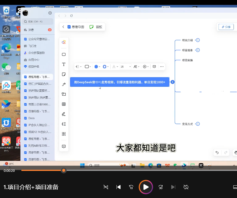 用DeepSeek做哪吒走秀视频,引爆流量涨粉利器,单日变现1k(教程)
