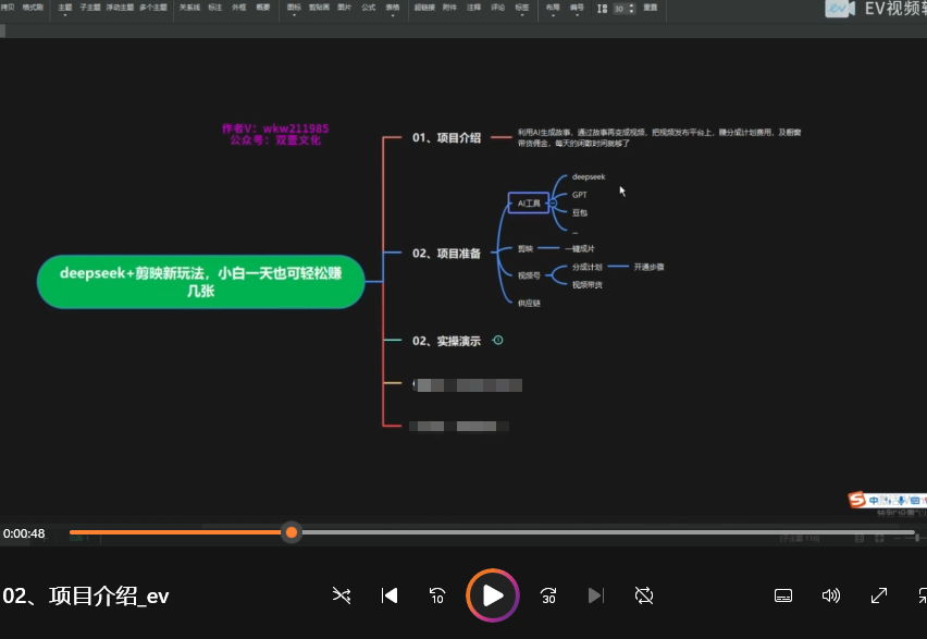deepseek+剪映新玩法,小白一天也可轻松赚几张!