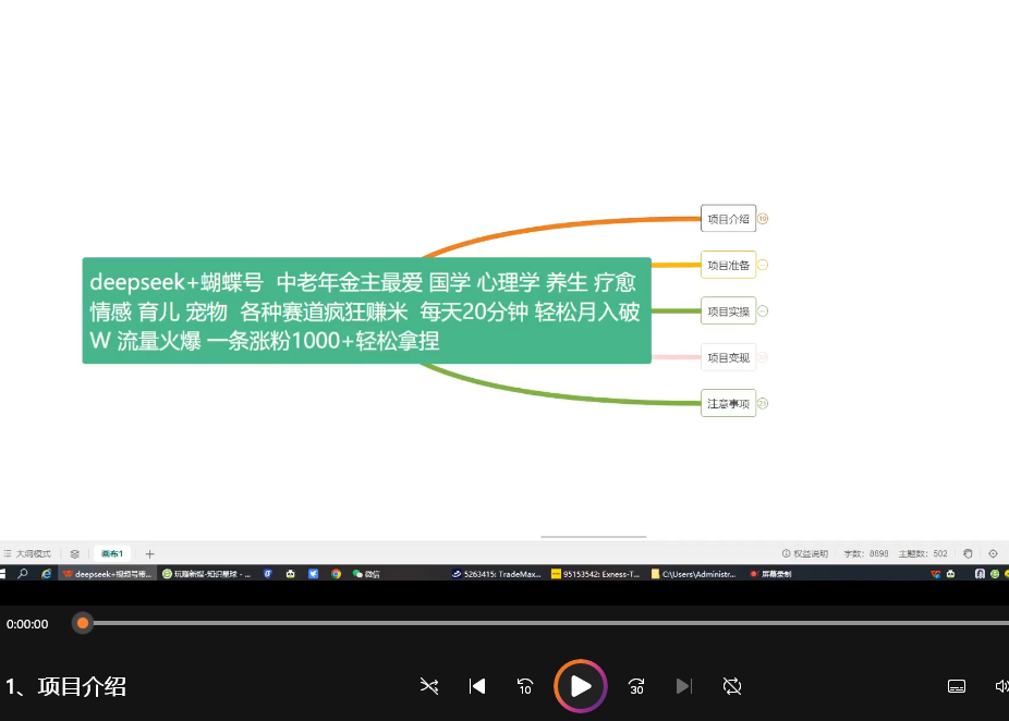 DeepSeek+蝴蝶号,2025年最大风口,日产千条原创爆款(共计12GB)