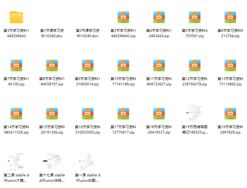 【精品推荐】2025年Stable Diffusion超综合实操培训【实战,含安装包,完整课件包,共计90.47GB】